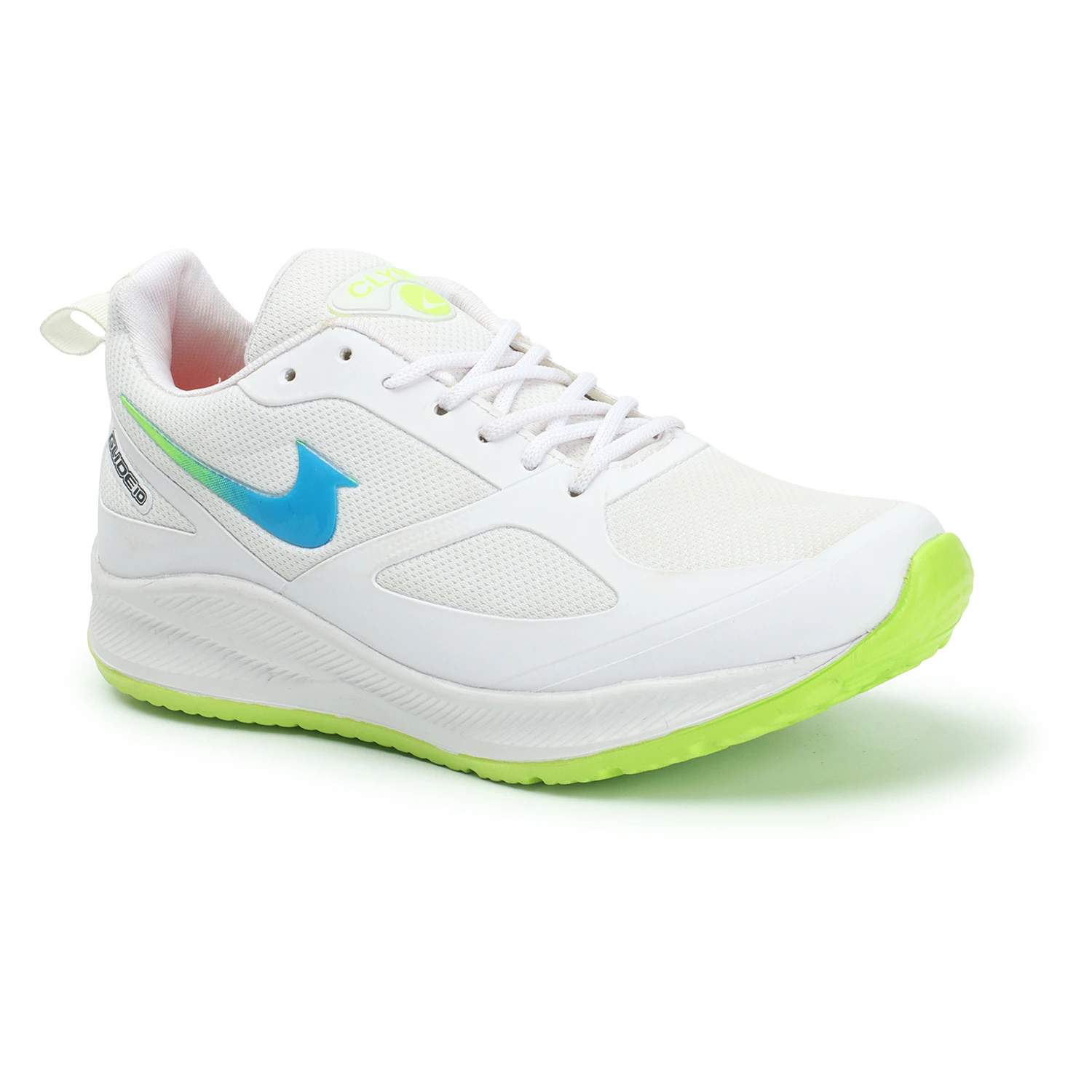 CLYMB  Glide 10 White Green Walking/Outdoor/Gym & Traning Outdoors For Men