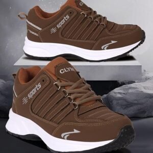 CLYMB Cosco Sports Shoe with Synthetic Upper Lightweight Comfortable Mid Top Running Shoes for Men's & Boy's